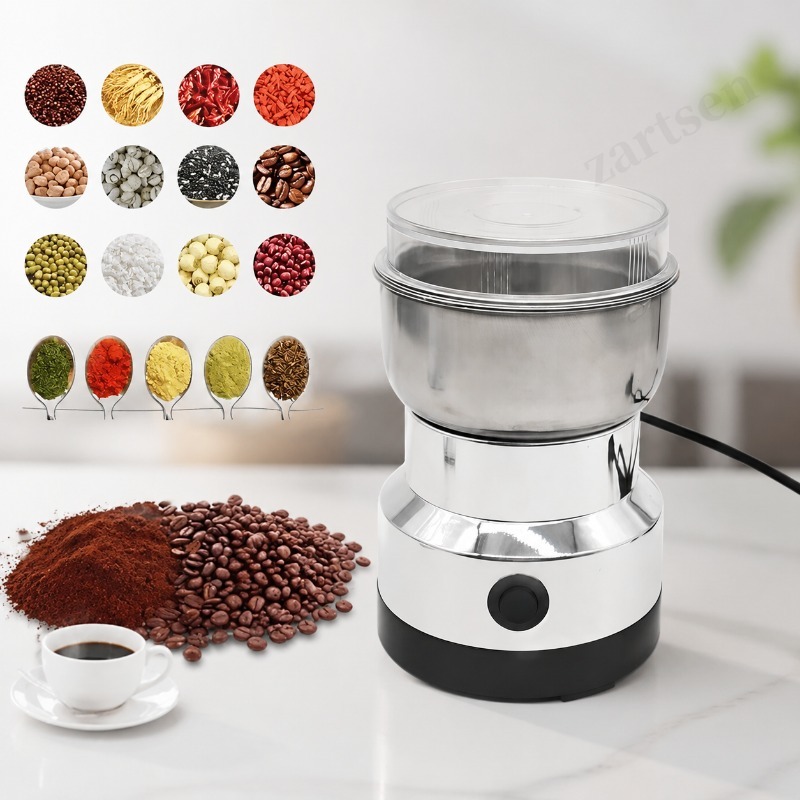 Grain Mill Grinder - Kitchen Multifunctional 4 Blade Grain Grinder
