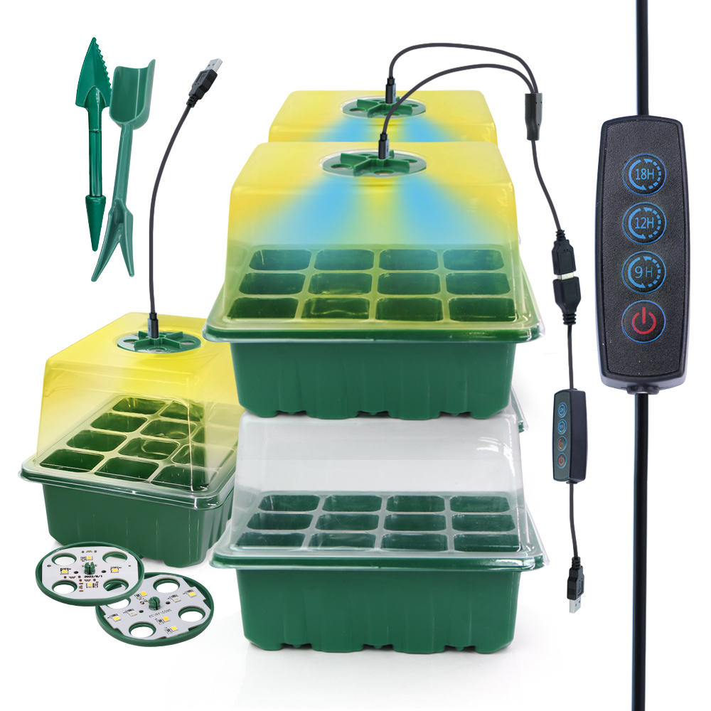 Seed Planter - LED Nursery Pots with Grow Light