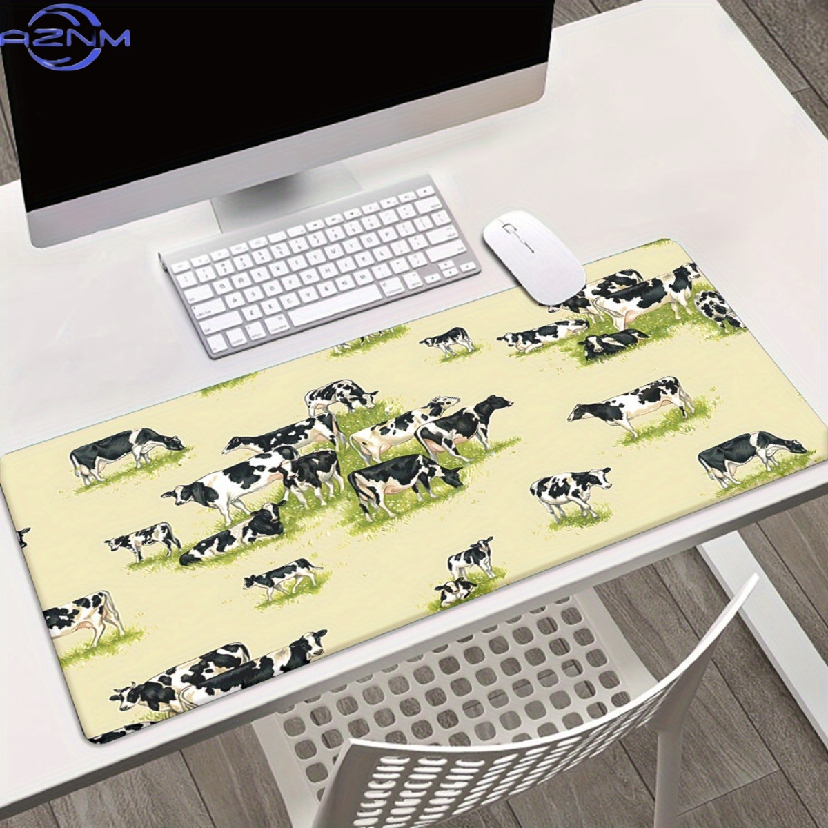 One XXL Cow-Patterned Desk Mat - огляд і ціна Cow Mat Rubber