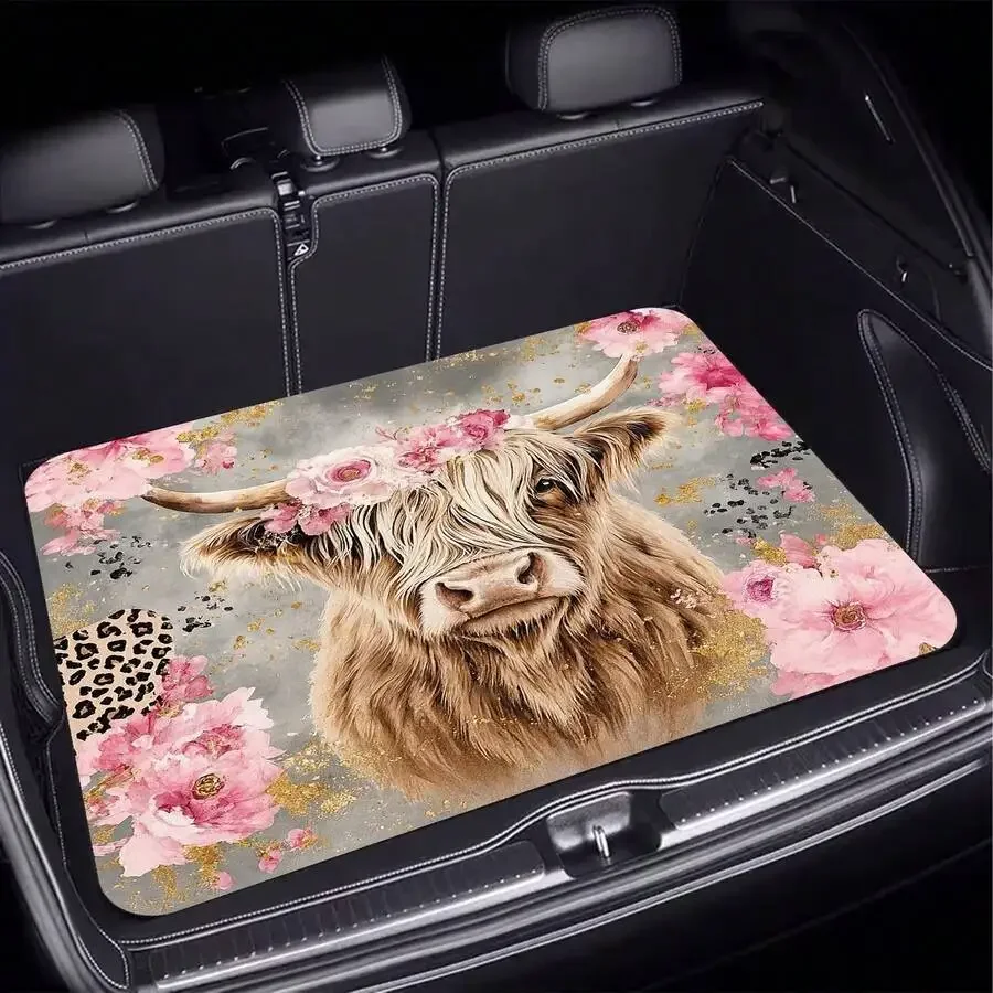 1 Piece, Scottish Highland Cow - огляд і ціна Cow Mat Rubber