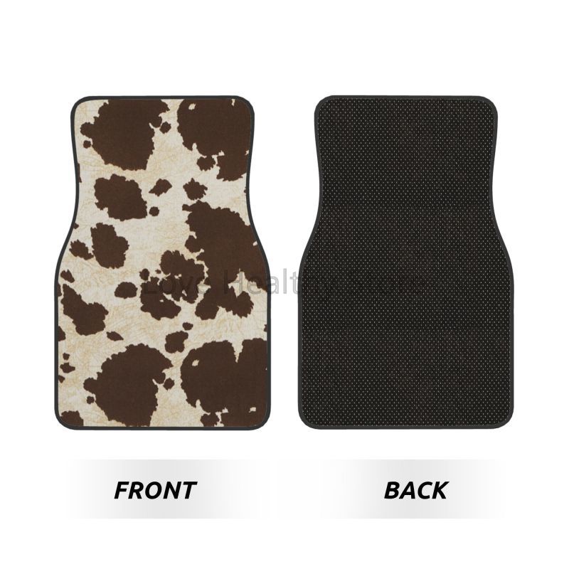 Cow Car Floor Mats Set of 4 Br - огляд і ціна Cow Mat Rubber