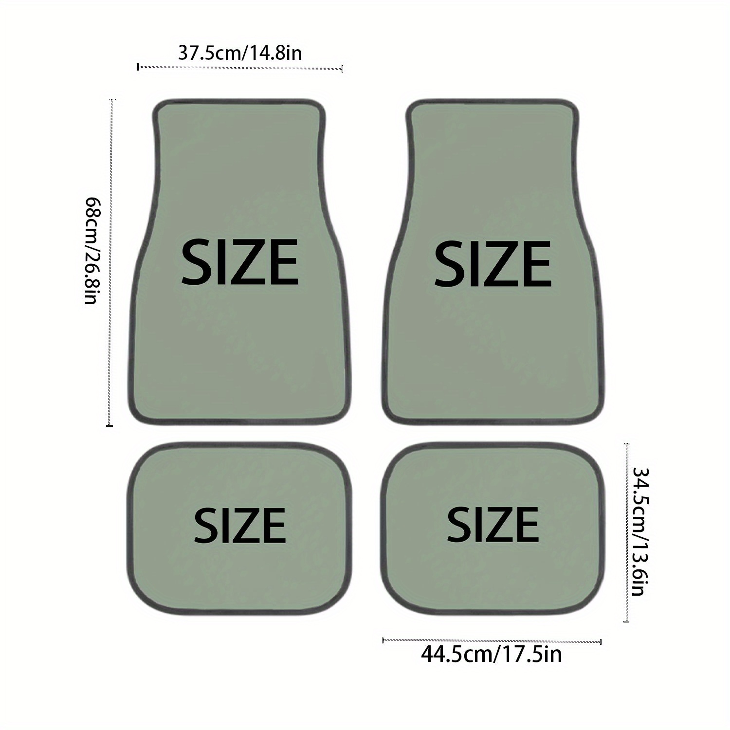 Aztec Car Floor Mats All Weath - огляд і ціна Cow Mat Rubber