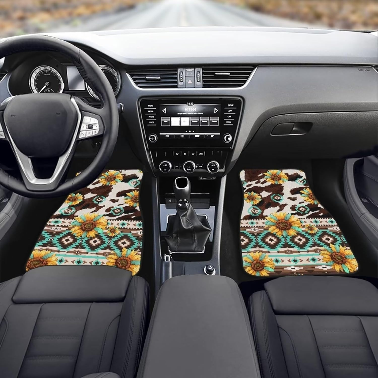 Aztec Car Floor Mats All Weath - огляд і ціна Cow Mat Rubber